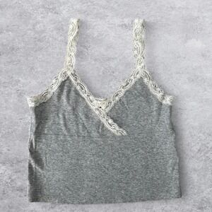 Dainty little Brandy Melville's John Galt Lace Trim Tank